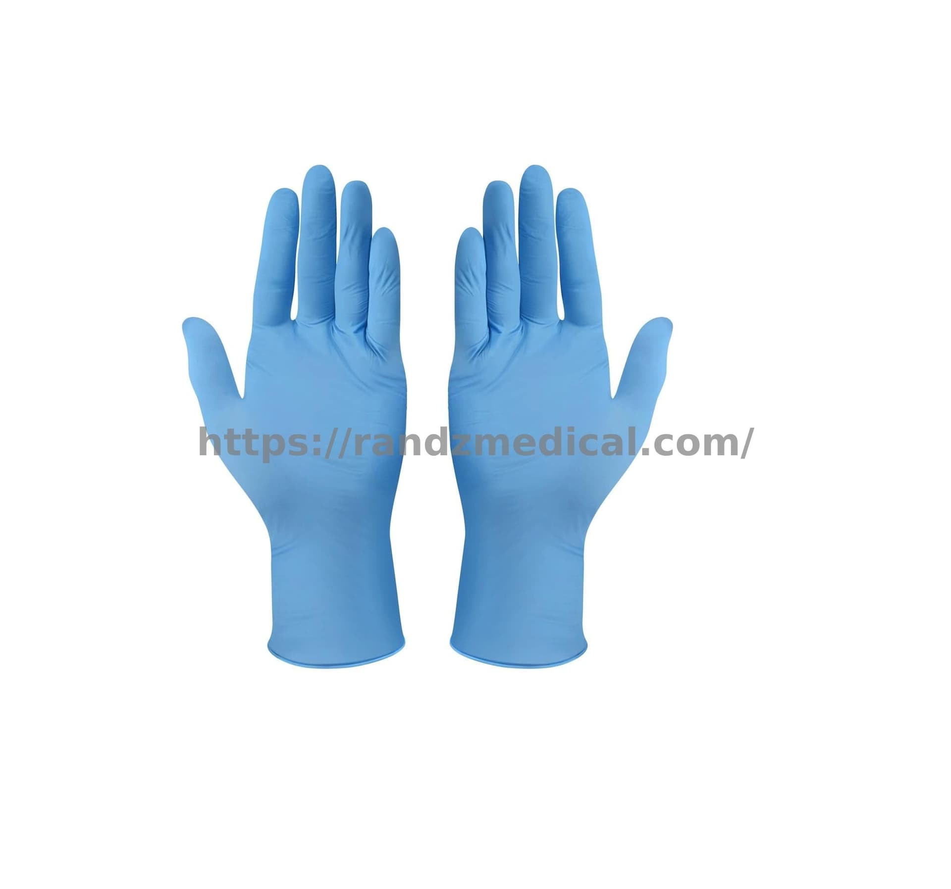 GANTS NITRILE BLEU TAILLE M
