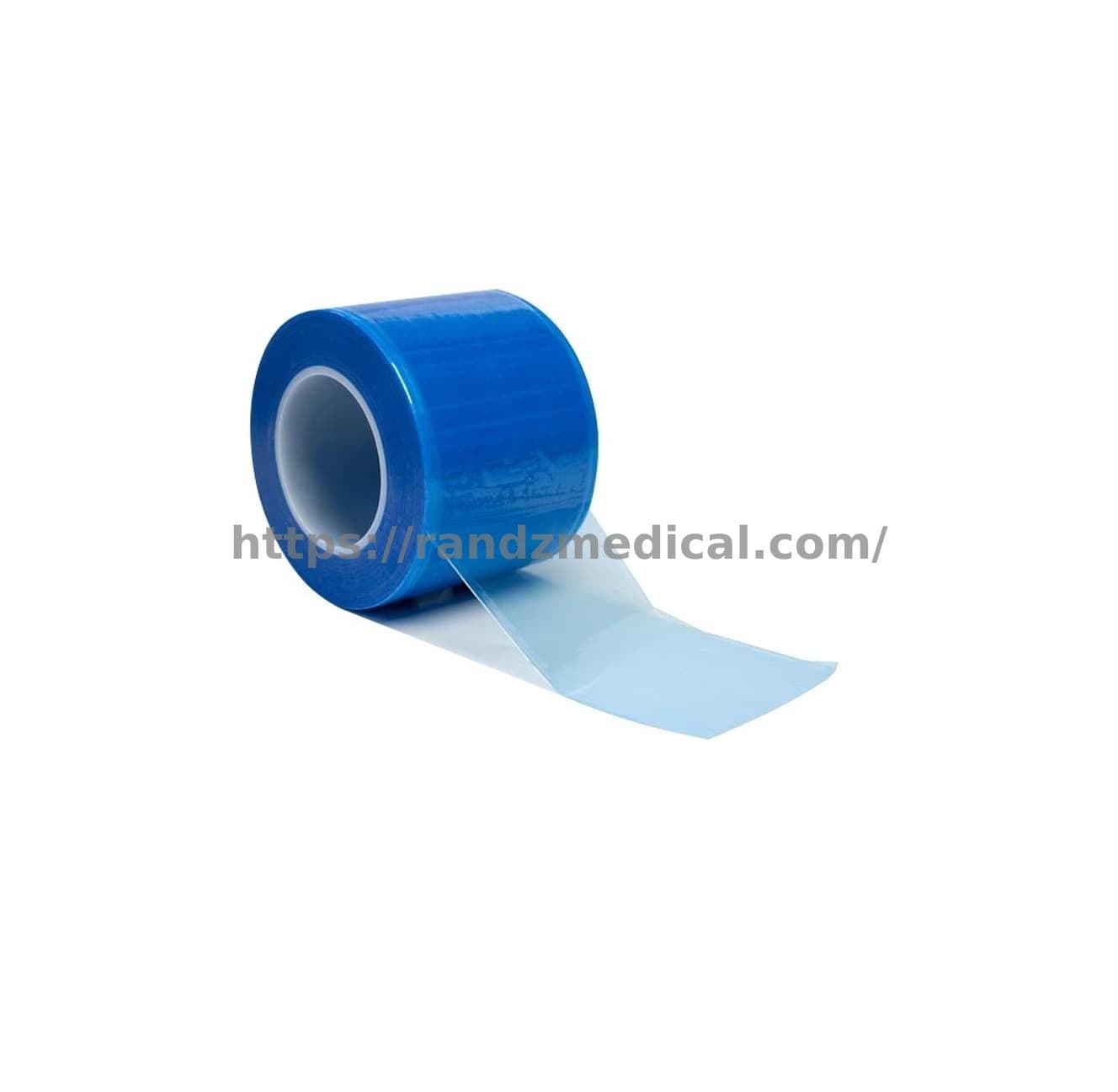 FILM ADHESIF DE PROTECTION POLYETHYLENE (PE) BLEUTE 10CM