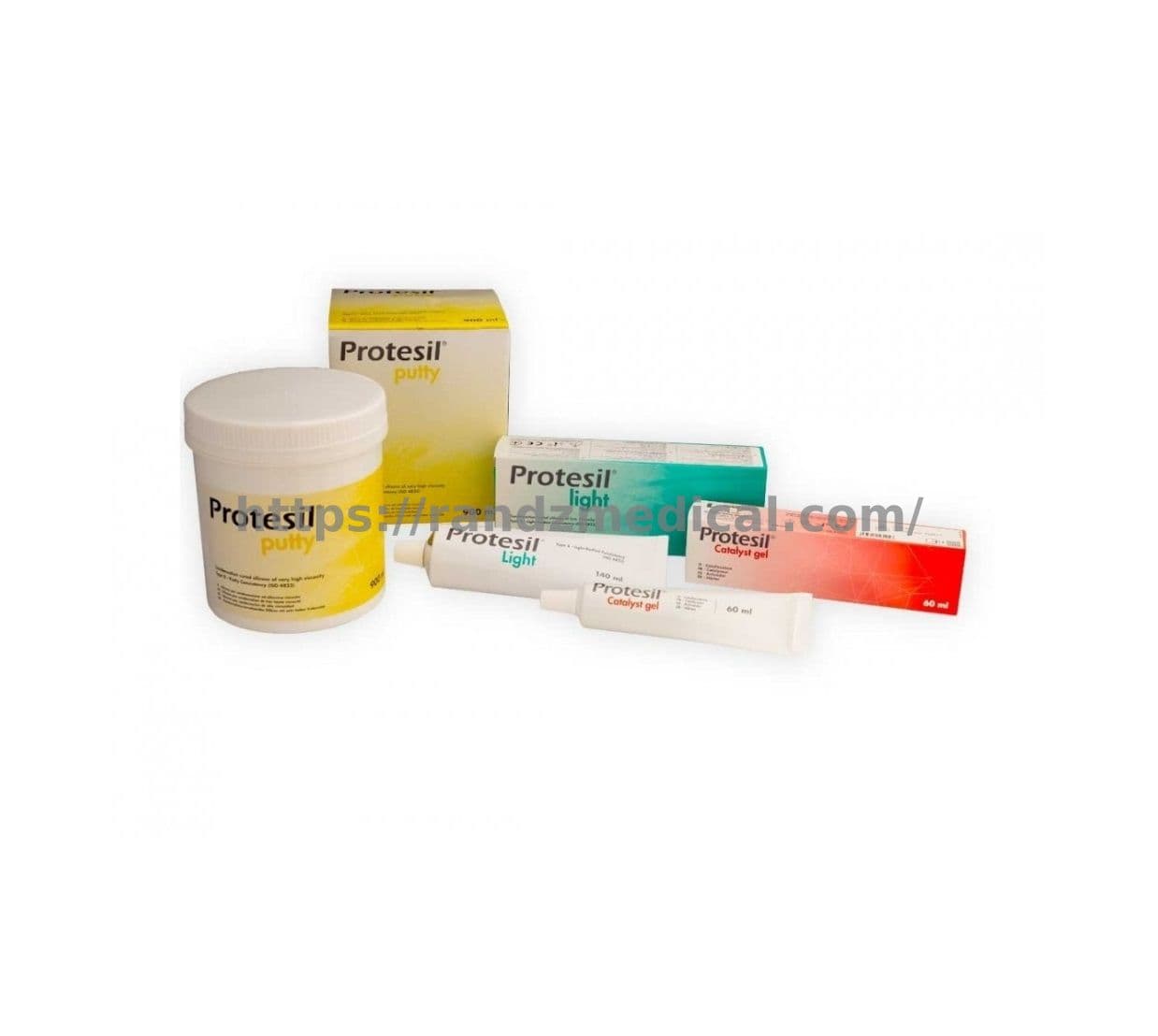 SILICONE PAR CONDENSATION KIT PROTESIL (SILICONE LOURD, LIGHT ET CATALYSEUR)