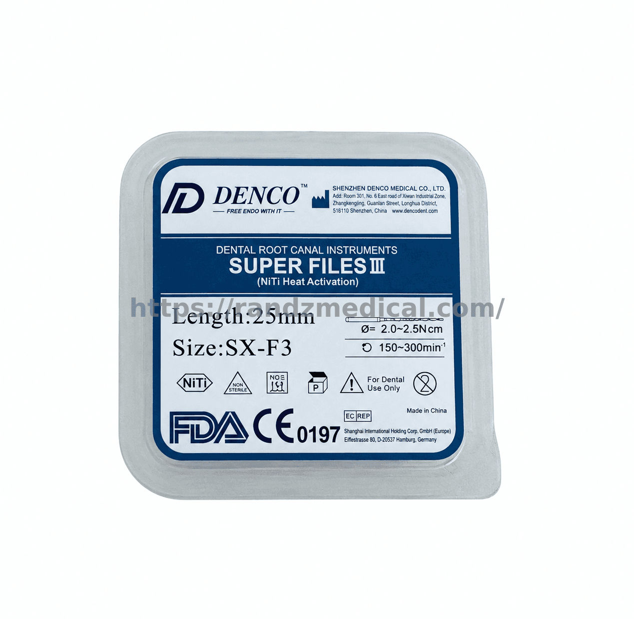 ASSORTIMENT LIMES MECANISEE SX-F3 -DENCO