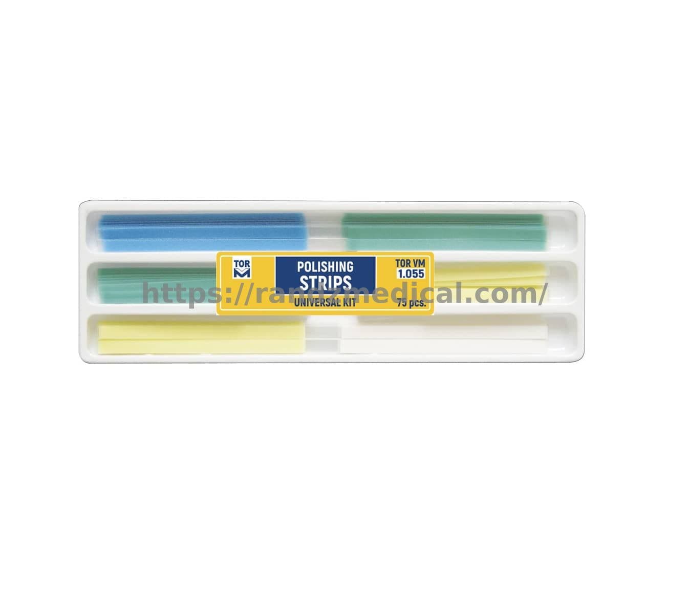 STRIPS ABRASIF SUPER-FINE + FINE + MOYENNE + GROS 75PCS