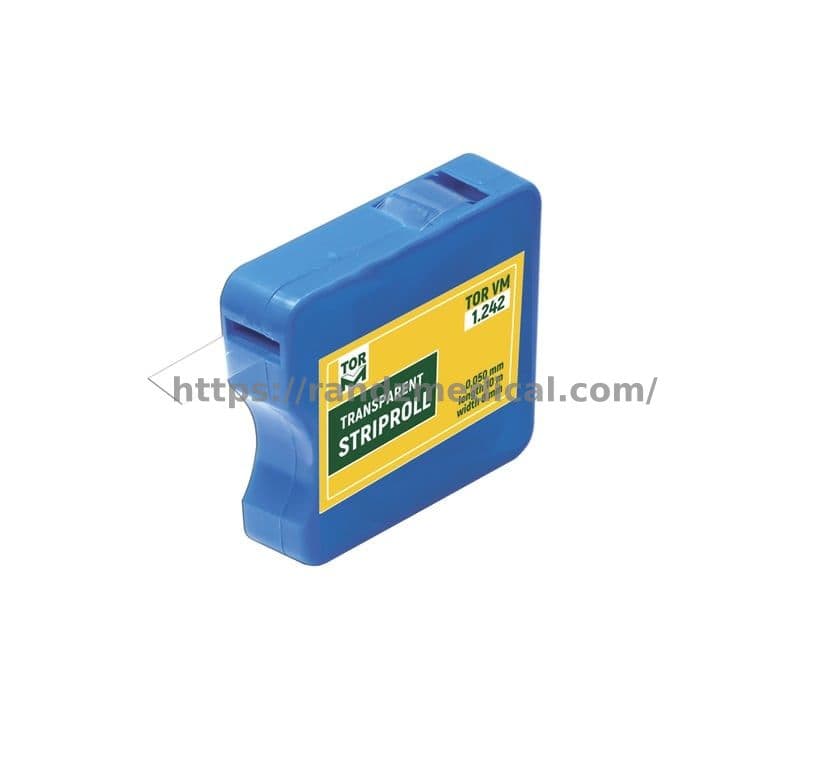 ROULEAU MATRICE TRANSPARENTE 10m (LARGEUR =8MM ; EPAISSEUR = 0,050MM)