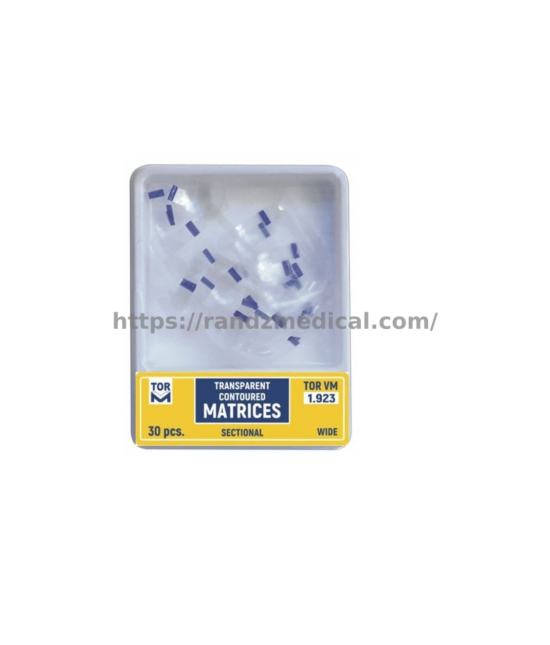MATRICES SECTORIELLES TRANSPARENTES 30PCS (1.923)