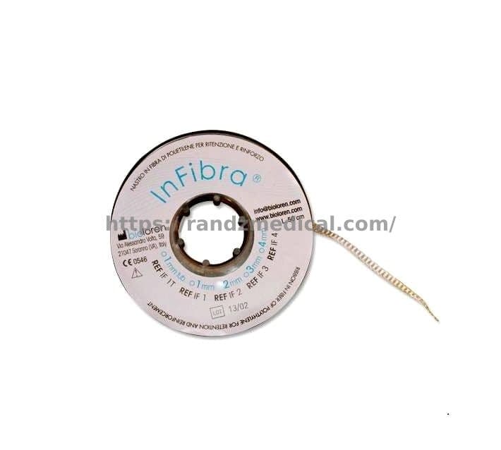 RUBAN DE RENFORCEMENT EN POLYETHYLENE 1MM L=50CM INFIBRA