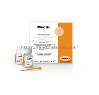 CIMENT VERRE IONOMERE (CVI) (POUDRE / LIQUIDE) MEDIFIL