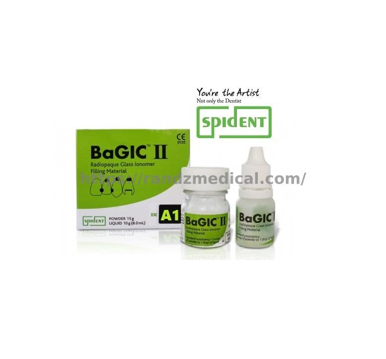 CIMENT VERRE IONOMERE (CVI) (POUDRE / LIQUIDE) BAGIC II