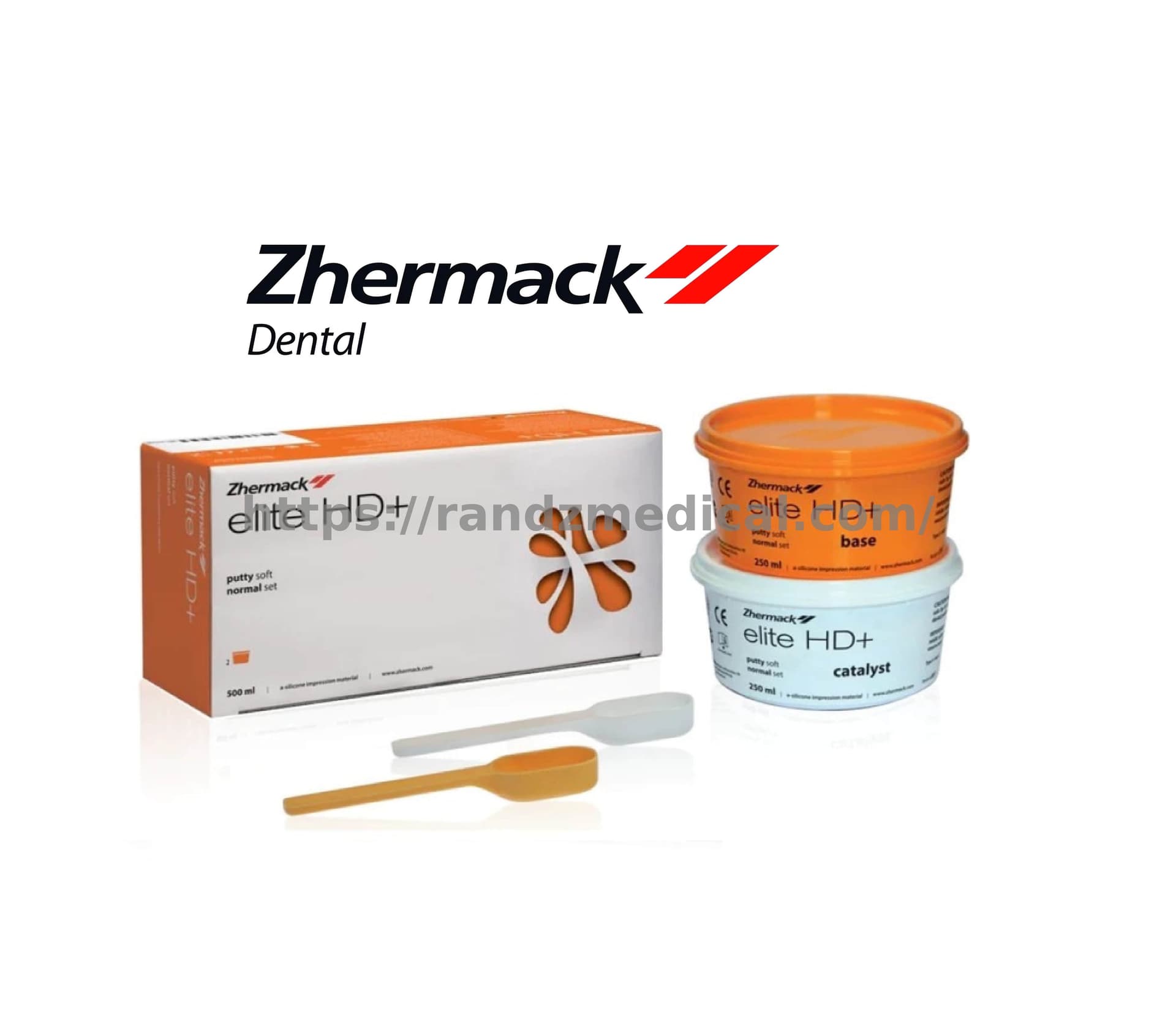 SILICONE PAR ADDITION ELITE HD+ PUTTY SOFT NORMAL Set (2 x 250ML)