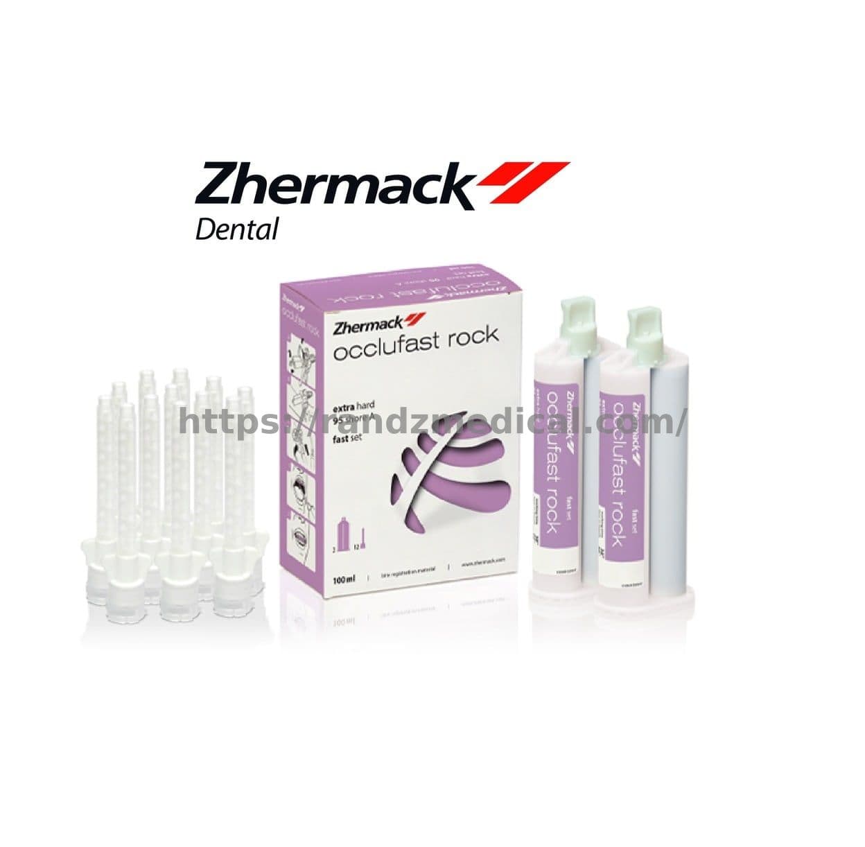 SILICONE PAR ADDITION POUR ENREGISTREMENT D’OCCLUSION OCCLUFAST ROCK