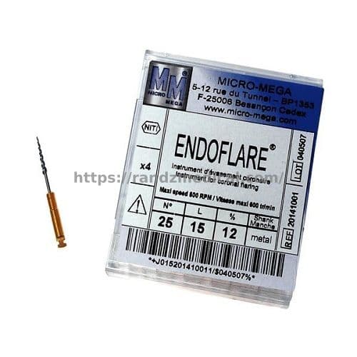 ENDOFLARE PLAQUETTE DE 4 INSTRUMENTS