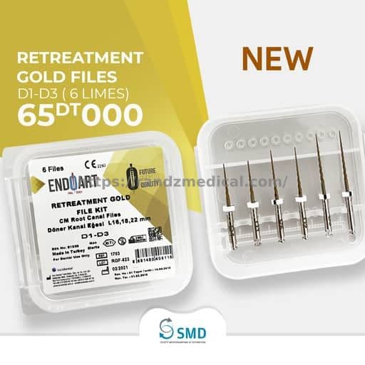 ASSORTIMENT DE 6 LIMES DE RETRAITEMENT D1-D3