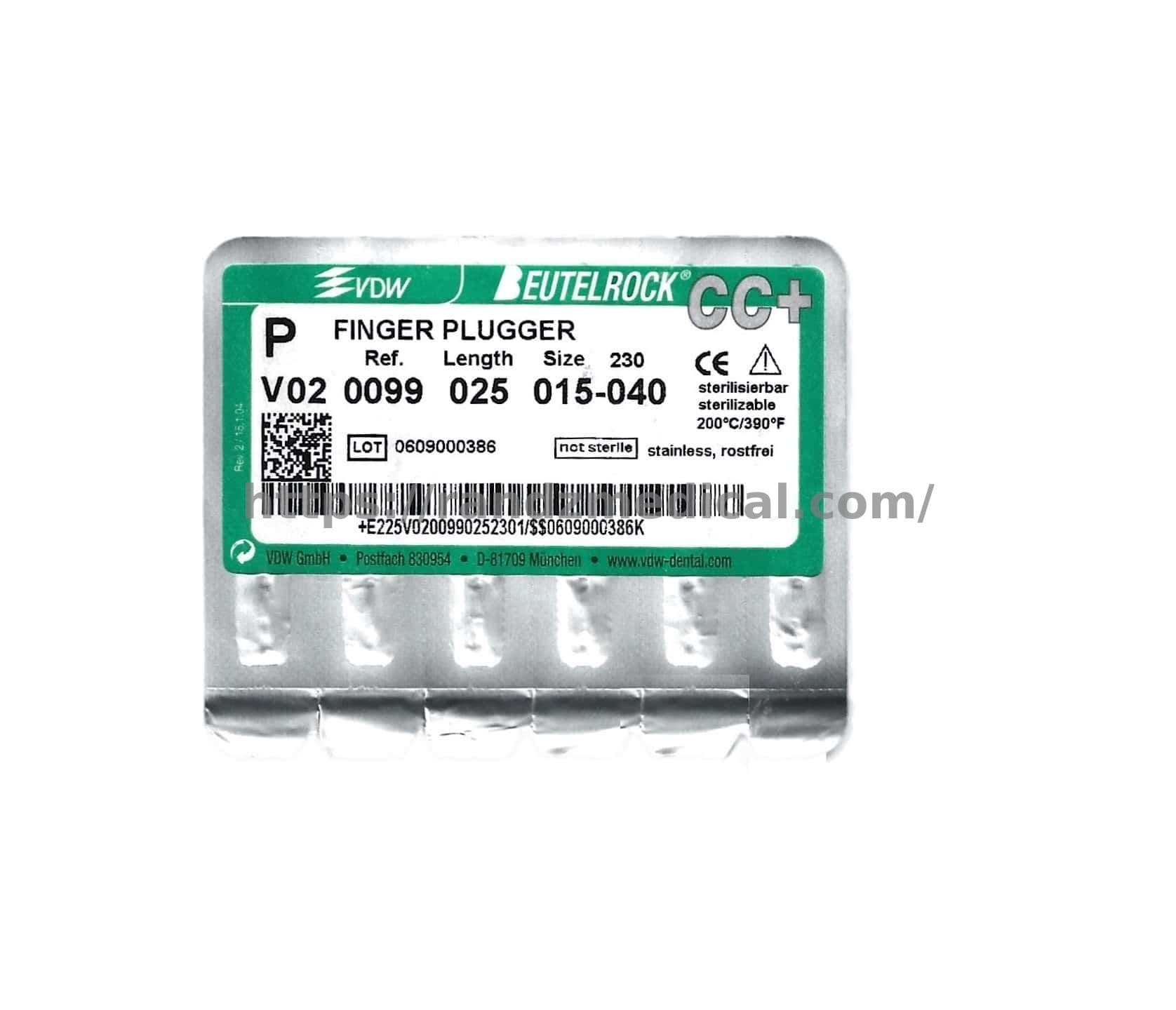 PLUGGER 15-40 BOITE DE 6 LIMES