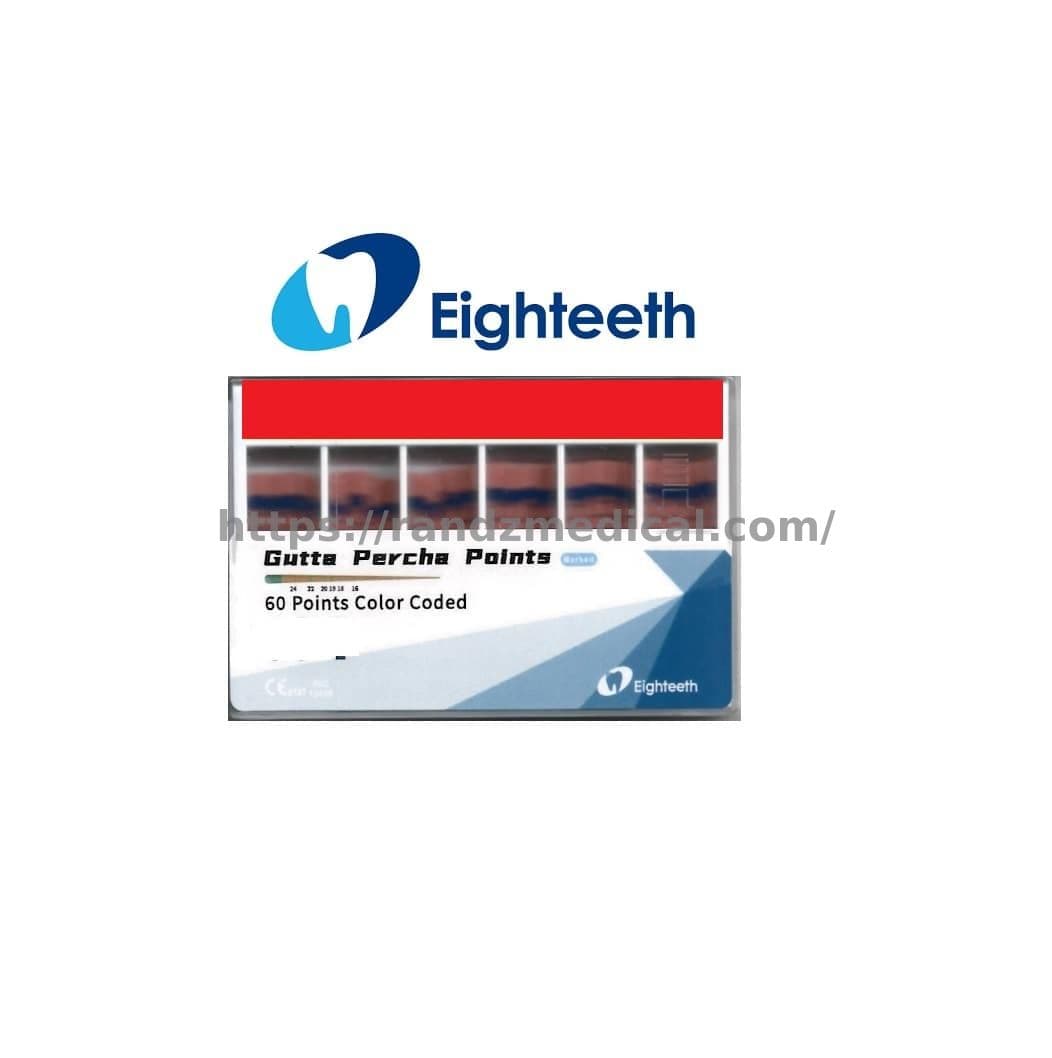 GUTTA MECANISEE N°25 CONICITE 6% GRADUEE -EIGHTEETH