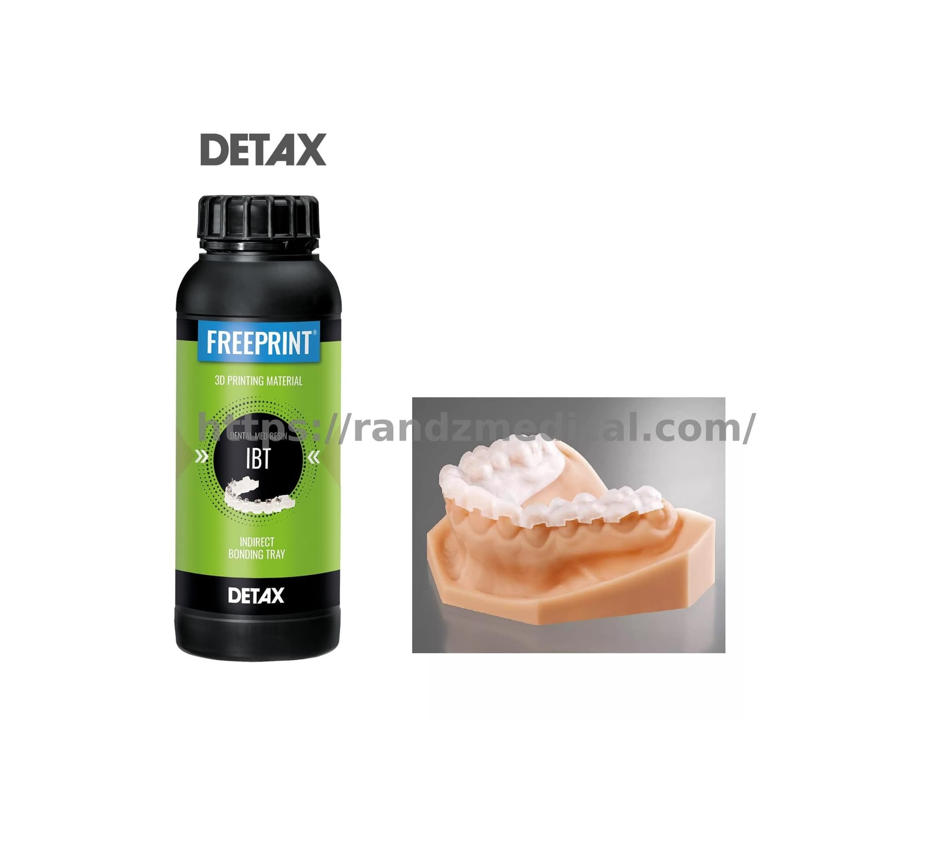 RESINE 3D POUR LES GOUTIERE ORTHODENTAIRE FREEPRINT IBT 385