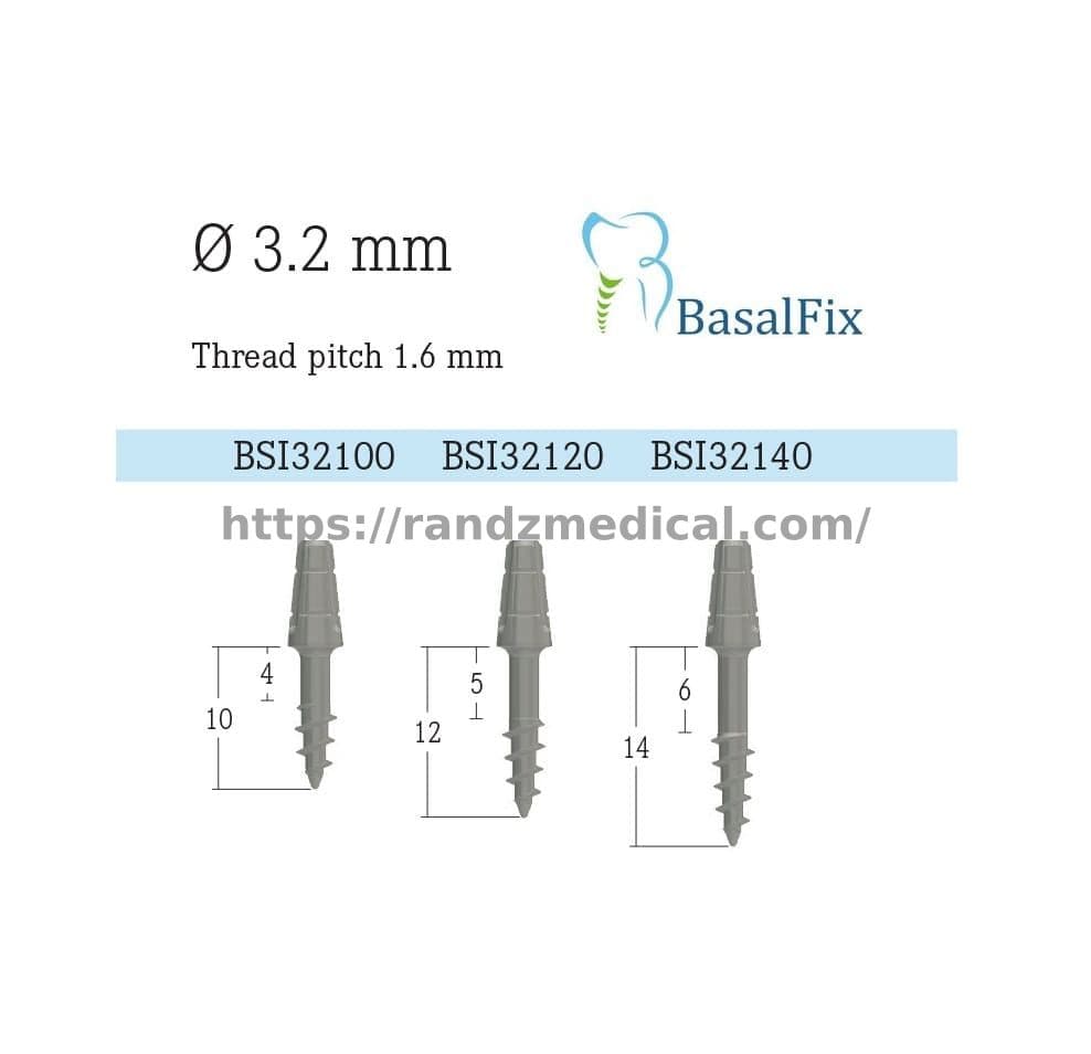 BASAL IMPLANT DIAM. 3,2MM LONG 10MM  (REF: BSI32100)