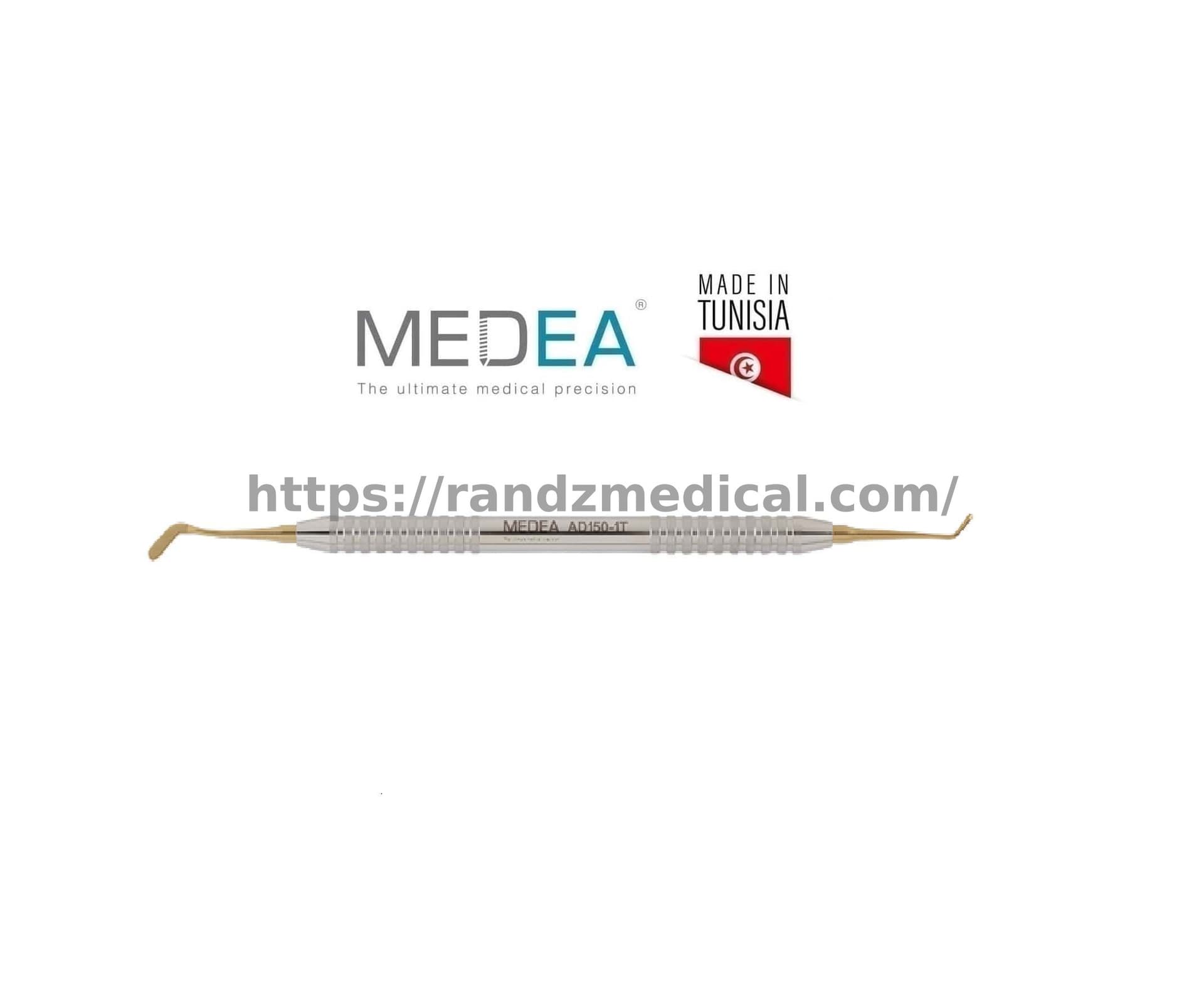SPATULE DENTAIRE 1 REVETU TITANE (AD150-1T)