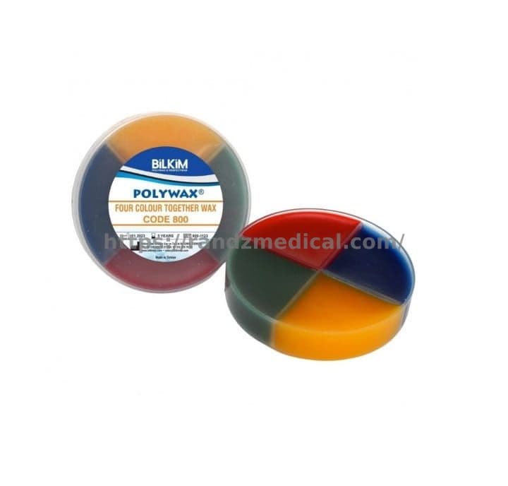 CIRE DE MODELAGE DENTAIRE WAX UP MULTICOLORE 4 TONS