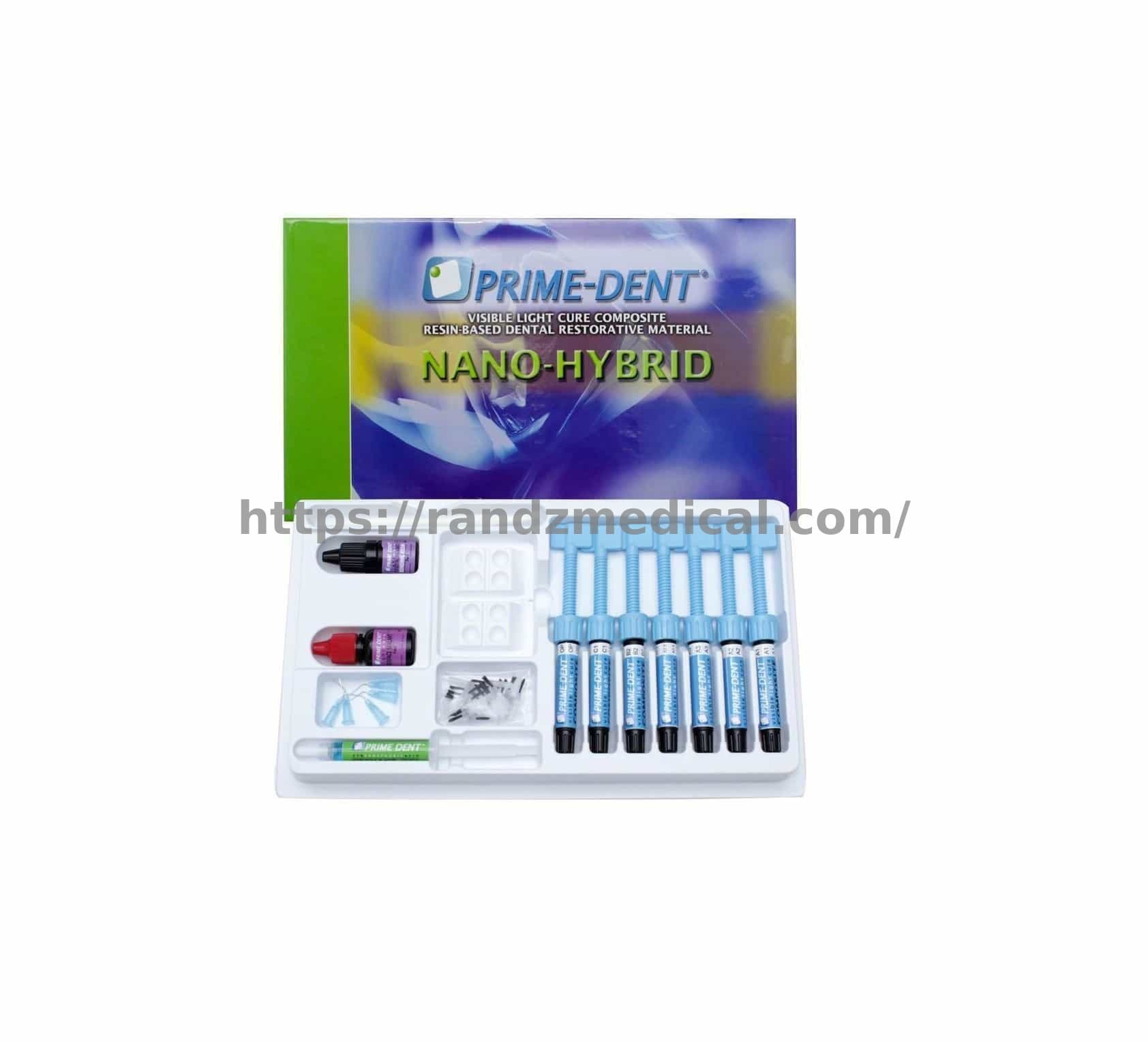 COFFRET RESINE COMPOSITE 7 SERINGUES