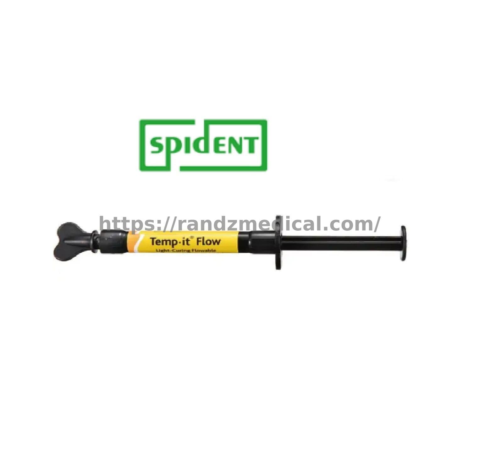 CAVIT FLUIDE PHOTOPOLYMERISABLE JAUNE TEMP IT FLOW  (1.2ML)