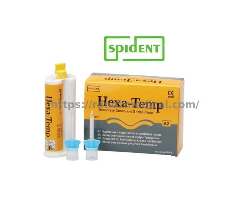 RESINE AUTO POUR BRIDGE ET COURONNE PROVISOIRE HEXA-TEMP