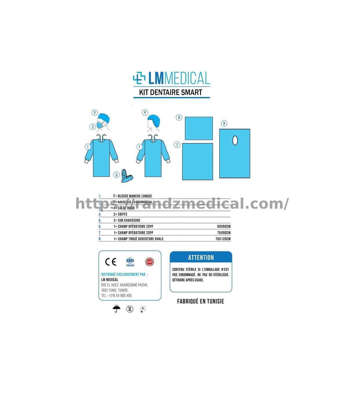 KIT STERILE POUR IMPLANTOLOGIE SMART