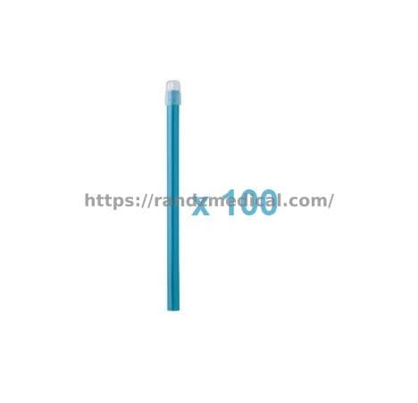 CANULES SALIVAIRE BLEU CLAIRE AVEC EMBOUT DETACHABLES (100PCS)