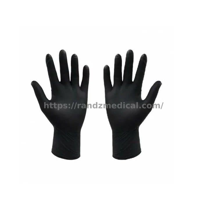 PAQUET GANTS NITRILE NOIR TAILLE L