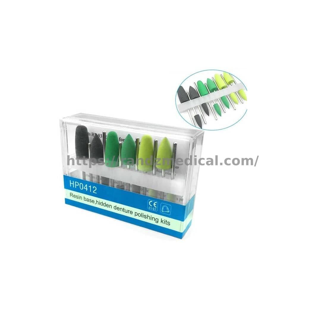 KIT DE POLISSAGE DE PROTHESE DENTAIRE HP0412