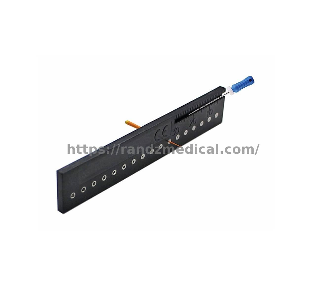 JAUGE POUR GUTTA PERCHA ET REGLETTE DENTAIRE AUTOCLAVABLE