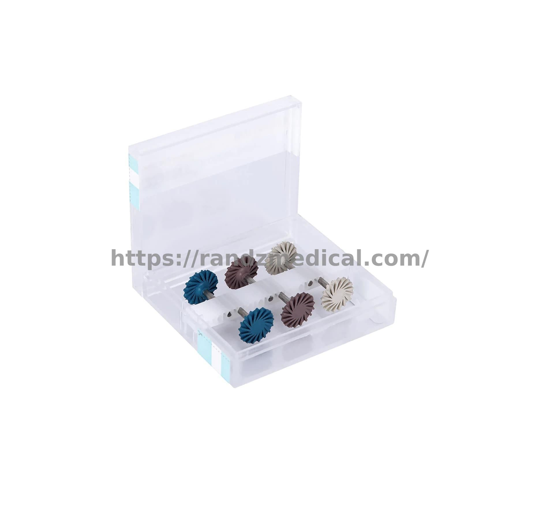 KIT DE POLISSAGE RESINE CERAMIQUE ZIRCONE (6PCS)