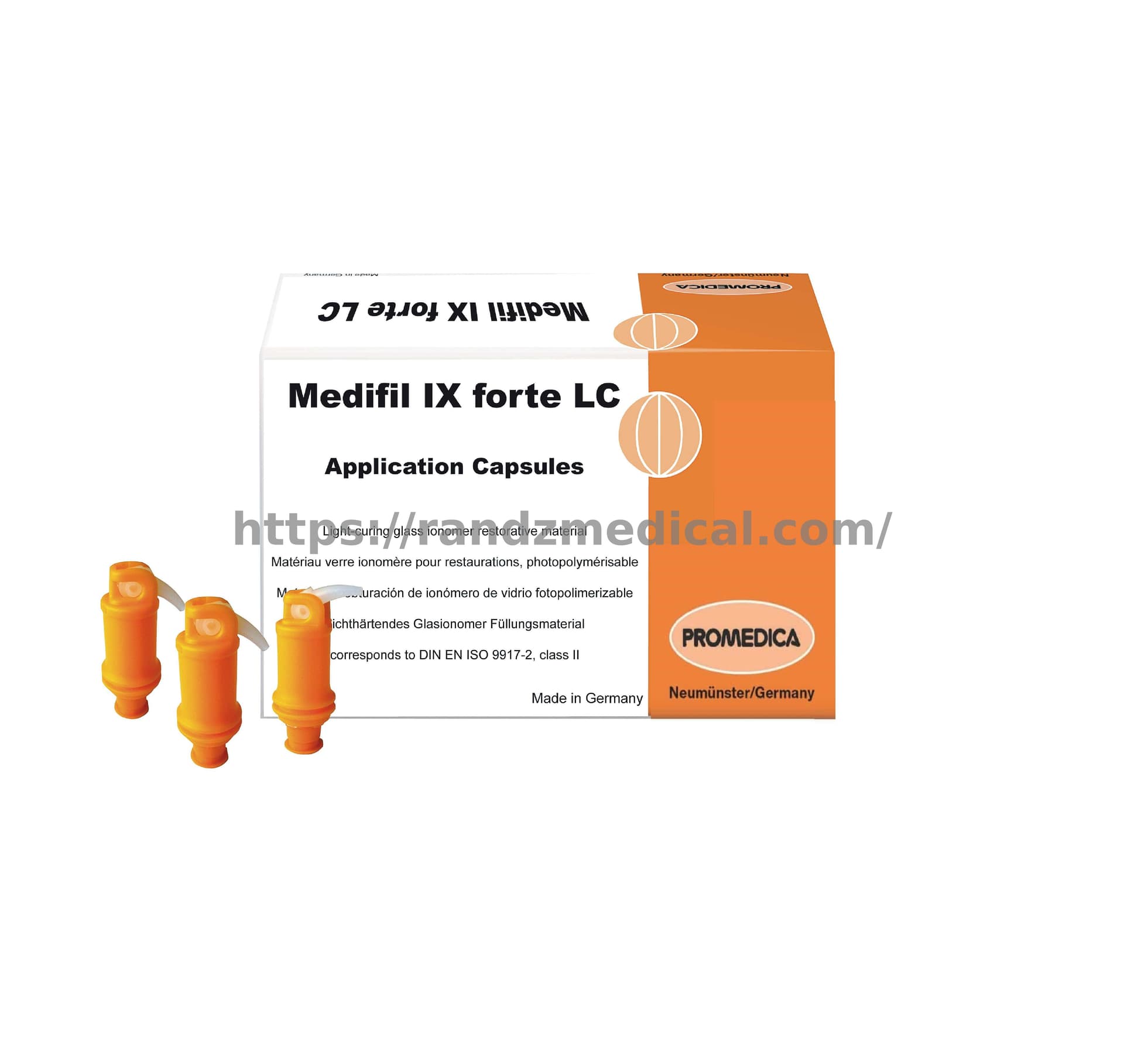 CIMENT VERRE IONOMERE (CVI) EN CAPSULE MEDIFIL IX FORTE LC