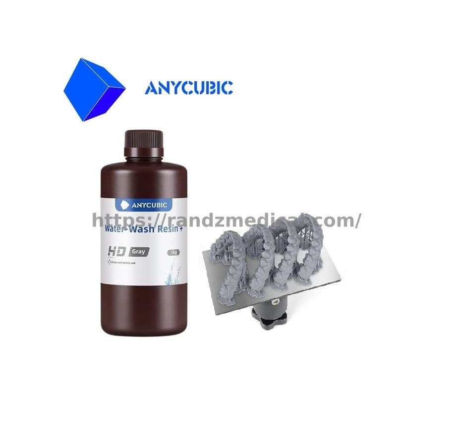 RESINE 3D POUR MODELE DENTAIRE LAVABLE A L'EAU GRIS