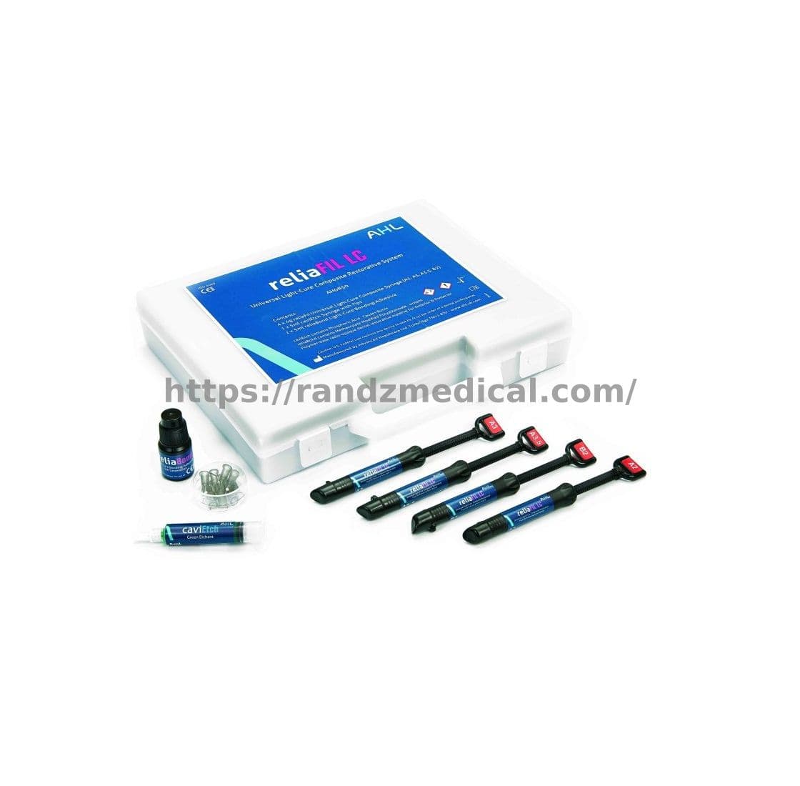 KIT RESINE COMPOSITE 4 TEINTE RELIAFIL LC