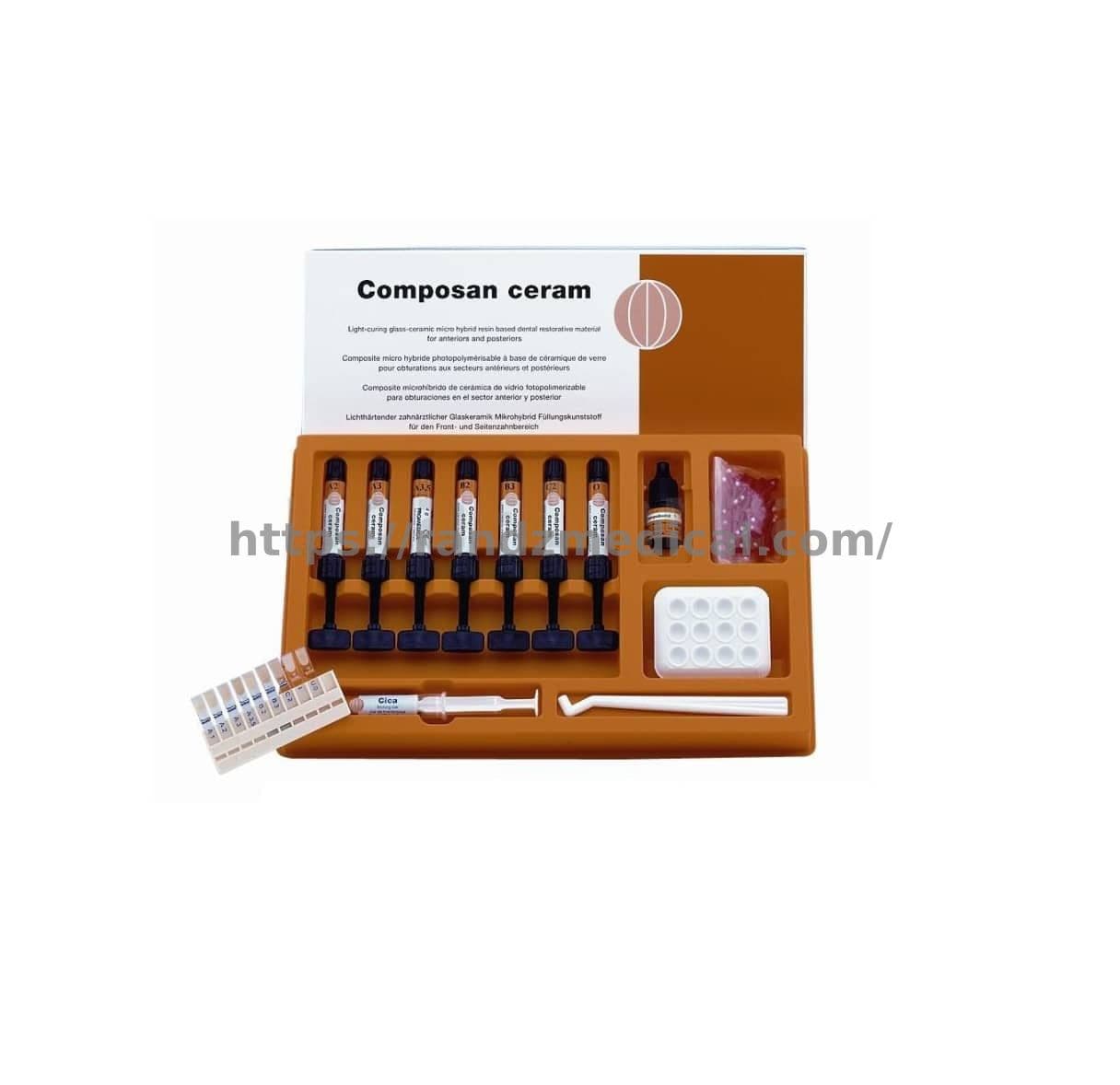 COFFRET RESINE COMPOSITE RENFORCE EN CERAMIQUE COMPOSAN CREAM