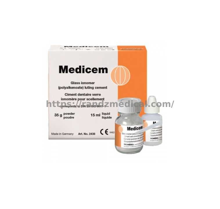 CIMENT DE SCELLEMENT DEFINITIF A BASE VERRE IONOMERE MEDICEM